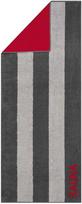 Paplūdimio rankšluostis saunai ir baseinui, 80x200 cm, 100% medvilnės frotinis audinys, 480 g/m², antracito raudona, su pakabinimo kilpa, Oeko-Tex sertifikatas, didelis vonios rankšluostis