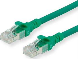 Roline ROLINE - Komutacinis kabelis - RJ-45 (M) į RJ-45 (M) - 20 m - UTP - CAT 6a - be halogenų, profiliuotas, daugiagyslis - žalias (21.15.2739)