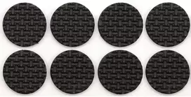 Vorel Toya Sa Poland Lipnūs padukai baldams juodi 38mm/8vnt. (74887)