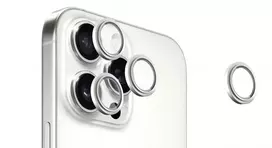 Aizsargstikls Evelatus Apple iPhone 16 Pro / 16 Pro Max Camera Lens Protector Armor Baltas Titanium 4752192099602 EVEAPP16PCLPWT (4752192099602)