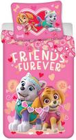 Brandmac Paw Patrol Friends Furever vaikiška patalynės komplektas 100√ó140cm, 40√ó45cm