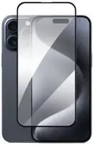 iLike Apsauginis stiklas Apple iPhone 16E/14/13/13 Pro Full Glue 21D grūdintas stiklas be pakuotės (2 vnt.) Juodas (ILIAPP14FAS)