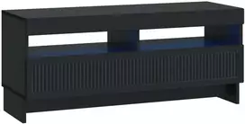 TV staliukas LED televizoriaus spintelė EDE 100 x 35 x 43 cm Juoda