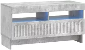 TV staliukas LED televizoriaus spintelė ALKMAAR 81 x 35 x 43 cm Betono pilka