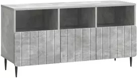 TV staliukas Televizoriaus spintelė Betono pilka 102 x 34,5 x 50 cm