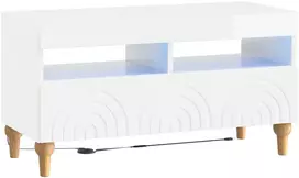 TV staliukas LED televizoriaus spintelė ALKMAAR 81 x 35 x 43 cm