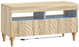 TV staliukas LED televizoriaus spintelė ALKMAAR 81 x 35 x 43 cm