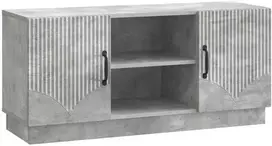 TV staliukas Televizoriaus spintelė 102 x 34,5 x 47 cm Betono pilka