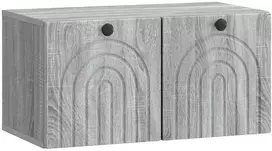 TV staliukas Sieninė TV spintelė Pilka sonoma ąžuolo 59,5 x 31 x 30 cm