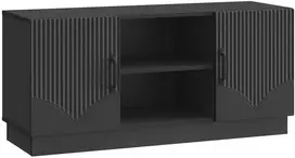 TV staliukas Televizoriaus spintelė 102 x 34,5 x 47 cm Juoda