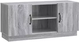 TV staliukas Televizoriaus spintelė 102 x 34,5 x 47 cm Pilka sonoma ąžuolo