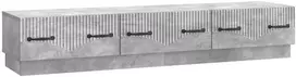 TV staliukas Televizoriaus spintelė Betono pilka 147 x 34,5 x 27 cm