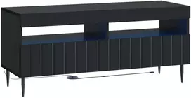 TV staliukas LED televizoriaus spintelė ZWOLLE 100 x 35 x 43 cm Juoda