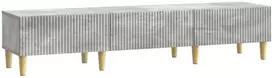 TV staliukas Televizoriaus spintelė Betono pilka 147 x 34,5 x 30 cm
