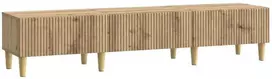 TV staliukas Televizoriaus spintelė 147 x 34,5 x 30 cm Artisano ąžuolo