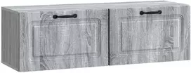 TV staliukas Sieninė TV spintelė Pilka sonoma ąžuolo 98 x 31 x 30 cm