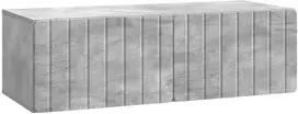 TV staliukas Sieninė TV spintelė 98 x 41 x 30 cm Betono pilka