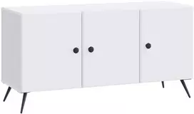 TV staliukas Televizoriaus spintelė Balta 99 x 34,5 x 50 cm Apdirbta mediena
