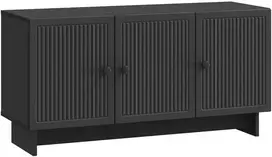 TV staliukas Televizoriaus spintelė 99 x 34,5 x 50 cm Juoda Apdirbta mediena