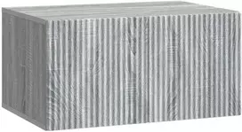 TV staliukas Sieninė TV spintelė 59,5 x 41 x 30 cm Pilka sonoma ąžuolo