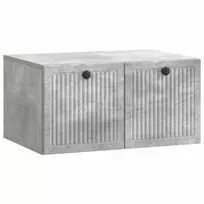 TV staliukas Sieninė TV spintelė Betono pilka 59,5 x 41 x 30 cm