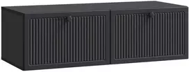 TV staliukas Sieninė TV spintelė Juoda 98 x 41 x 30 cm Apdirbta mediena