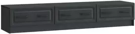 TV staliukas Televizoriaus spintelė 147 x 34,5 x 27 cm Juoda