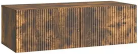 TV staliukas Sieninė TV spintelė 98 x 41 x 30 cm Dūminio ąžuolo