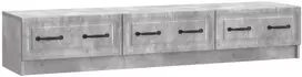 TV staliukas Televizoriaus spintelė 147 x 34,5 x 27 cm Betono pilka