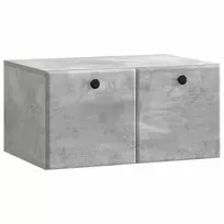 TV staliukas Sieninė TV spintelė 59,5 x 41 x 30 cm Betono pilka