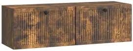 TV staliukas Sieninė TV spintelė Dūminio ąžuolo 98 x 31 x 30 cm