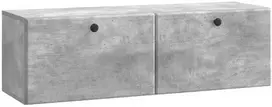 TV staliukas Sieninė TV spintelė 98 x 31 x 30 cm Betono pilka