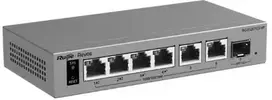 Šakotuvas Ruijie Komutatorius POE RG-ES207GS-HP 4 prievadų + 2 x UPLINK + 1 x SFP REYEE