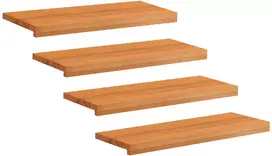 Laiptų pakopos 4 vnt. 80 x 30 x 2 cm Šviesiai rudas