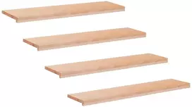 Laiptų pakopos 4 vnt. 110 x 30 x 2 cm Natūrali