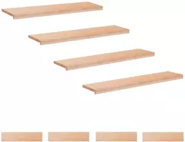 Laiptų pakopos 8 vnt. 120 x 25 x 2 cm Natūrali