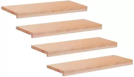 Laiptų pakopos 4 vnt. 70 x 30 x 2 cm Natūrali