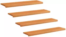 Laiptų pakopos 4 vnt. 110 x 30 x 2 cm Šviesiai rudas