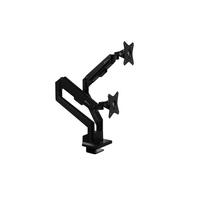 Arozzi Desk Mount | Neo Duo - Gas Spring Monitor Arm AZ-ALZARE-NEO-DUO-BK | Tilt, Swivel, Rotation | Maximum weight (capacity) 9 kg | Black