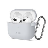Ausinių dėklas Tech-Protect Silicone Hook, Apple AirPods 3, pilkas