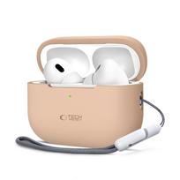 Tech-Protect silikoninis dėklas Apple AirPods Pro 1 / 2, bėžinis