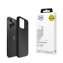 „3mk“ silikoninis dėklas „iPhone 16 Pro“ telefonui, juodas