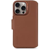 Decoded Leather Detachable Wallet MagSafe dėklas iPhone 16 Pro, rudas