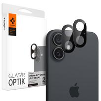 Spigen Optik Glas.Tr iPhone 16 / 16 Plus kameros apsauga (2 vnt.), juoda