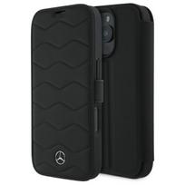 Mercedes MB Waves odinis dėklas telefonui iPhone 16 Pro Max, juodas