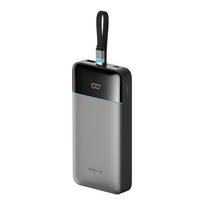Cuktech LPB252N 120W 25000mAh Powerbank with Built-in USB-C Cable – Gray