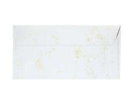 Vokai Galeri Papieru, Metalizuota marmurinė šviesiai auksinė spalva,110×220 mm, 120 g/m2, 10 vnt./pak.