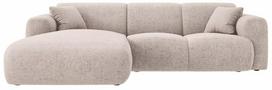 Kampinė sofa Cosmopolitan Design Nolio Haga 30, beige melange sp., kairinė, 170 x 260 cm x 72 cm