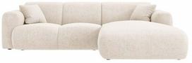 Kampinė sofa Cosmopolitan Design Nolio Haga 23, šviesiai smėlinė, dešininė, 170 x 260 cm x 72 cm