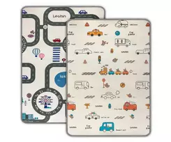 Playground mat two-sided - 4686 - KINDER- CITY - size: 120x178 cm